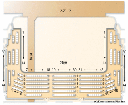 新橋演舞場の座席の見え方 ドブ席 桟敷席や1階2階3階の違いを解説